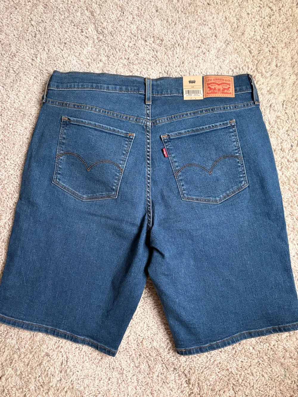 Levi's Women’s Medium Blue Denim Jean Shorts
